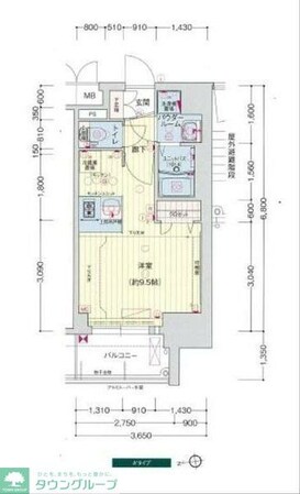 プレサンス上前津リラシスの物件間取画像